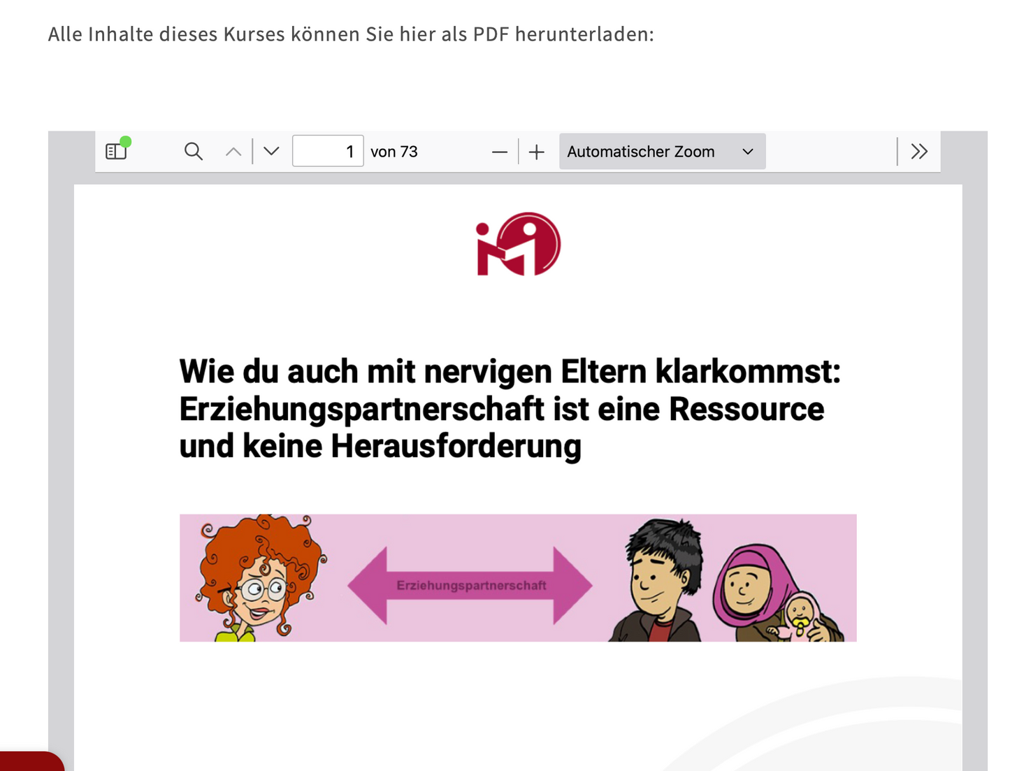 Wie du auch mit nervigen Eltern klarkommst! - Erziehungspartnerschaft ist eine Ressource und keine Herausforderung