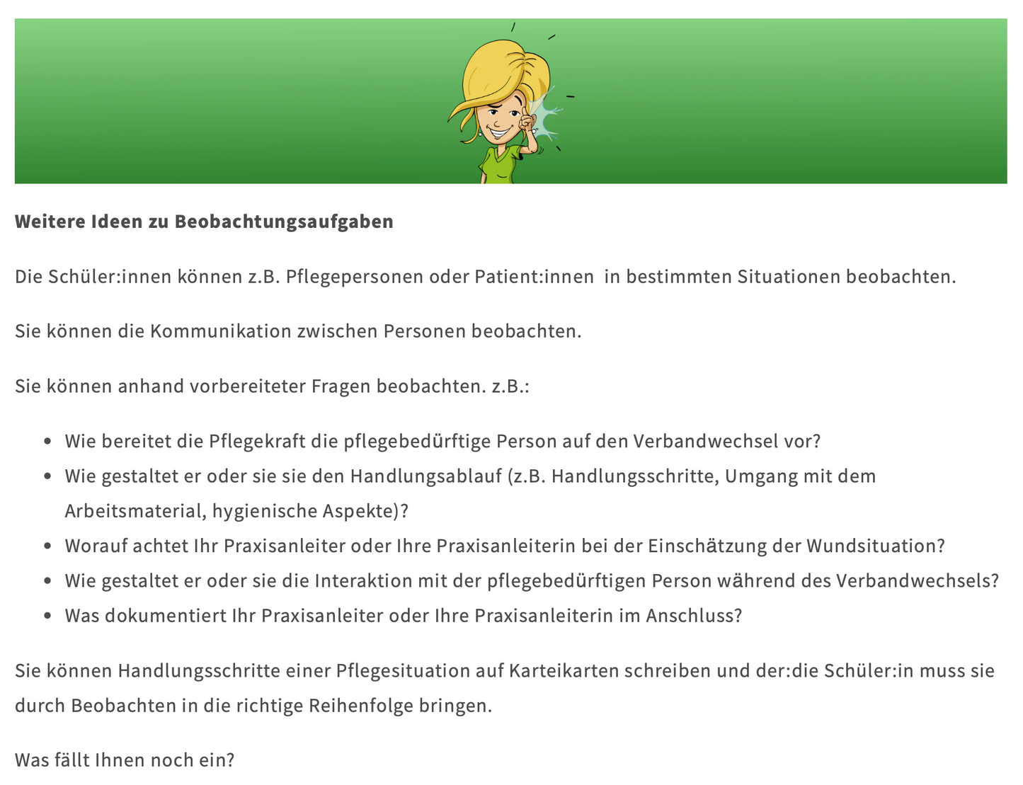 Als Praxisanleitung Lern- und Praxisaufgaben souverän erstellen und sicher begleiten (8 UE)