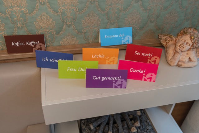 Motivationskarte "Lächle" - 8 Stck.