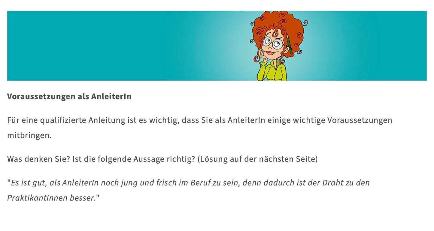 Praxisanleitung in Kitas und Familienzentren