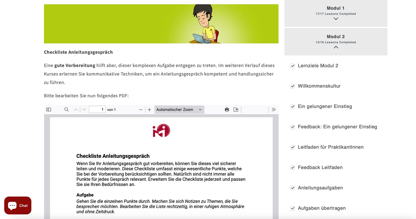 Praxisanleitung in Kitas und Familienzentren