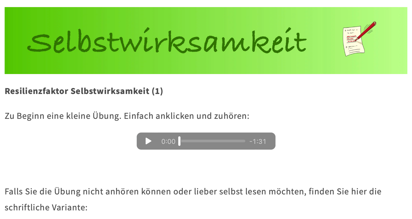 Inmitten allem Stress und unter jeder Belastung auch als Praxisanleitung gelassen und resilient bleiben (8 UE)