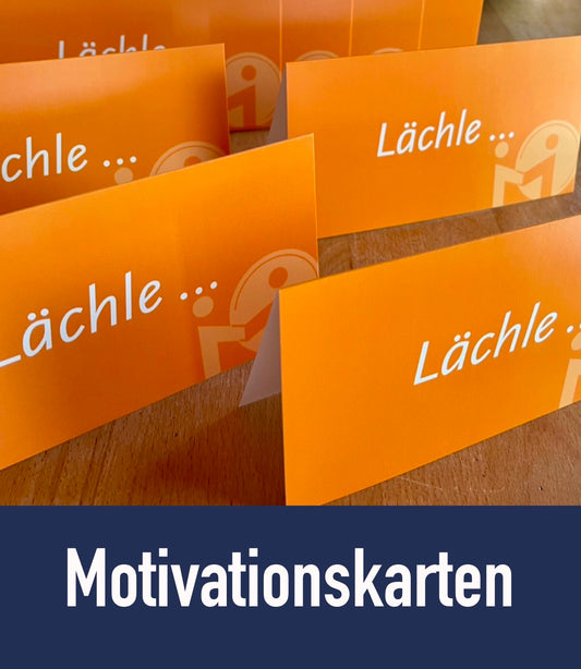 Motivationskarte "Lächle"